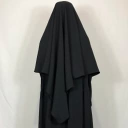New One Layer Jazz Crepe Diamond Khimar High Quality Muslim EID Ramadan Islamic Clothing Tie Back Prayer Hijab Dropshipping