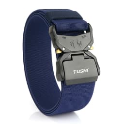 KOLBER 2024 5cm Elastic Belt for Men Aluminum Buckle Quick Release Outdoor Casual Wide Belt 2 Inch Military Tactical Girdle Male
