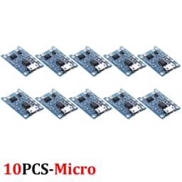 1-20Pcs Type C/Micro USB Charging Board Connector Plug for 18650 Lithium Battery USB C 5V 1A Charger Module With Protection