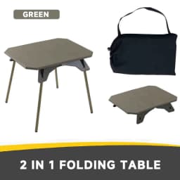 WESTTUNE Outdoor Camping Table Ultralight Dual Purpose Table Portable Adjustable Folding Table for Camping Picnic BBQ Fishing