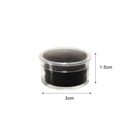 Acrylic Transparent Round Bare Diamond Box Jewelry Storage Display Tray Diamond Gem Storage Tray Counter Display Rack