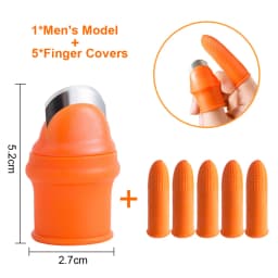 Silicone World 5PCS Silicone Finger Protector Sleeve Cover Anti-cut Heat Resistant Anti-slip Fingers Cover For Kitchen Tools