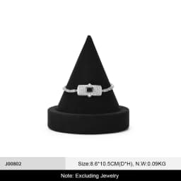 WoodTen Cone Bracelet Display Stand Ring Bangle Anklet Chain Necklace Jewelry Display Prop Storage Rack Bracelet Jewellery Props