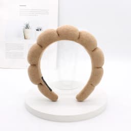 Women Girls Sponge Co Spa Makeup Bubble Terry Cloth Headband Puffy Retro Hair Bands Soft Hairband Headwear