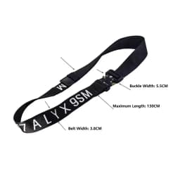 High Quality Woven Letter Logo 1017 ALYX 9SM Belt Functional Tactical Metal Buckle Street Unisex Adjustable Waist Belt Men Women