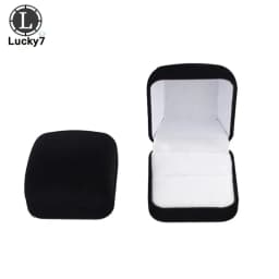 Engagement Velvet Ring Box Jewelry Display Storage Boxes For Wedding Ring Valentine's Day Gift Organizer Earrings