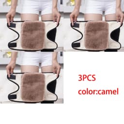 1/2/3PCS Winter Thickened Plush Two Layer Knee Pads Cold Proof Thermal Adjustable Knee Cover Ski Men Women Leg Cycling Warmers