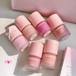 Vitality Six Colors Liquid Blush Moisturizing Watery Long-Lasting Makeup Easy to Smudge Cheek Rouge For Natural Flawless Look