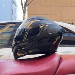 Modular Filp up Motorcycle Helmet Full Face Racing Helmet Dual Visors DOT Approved motosiklet kaskı