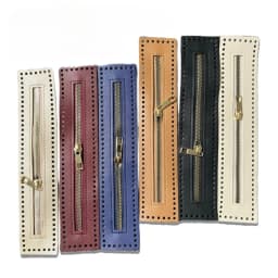 27cm Long Solid Leather Zipper for Handbag Crochet Bag Hardware Practical Sewing Accessory Purse Accessories Diy Bag