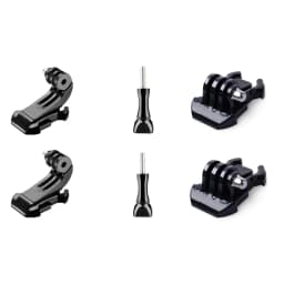 For GoPro Hero 13 12 11 10 9 J Hook Buckle Torso Helmet Mount Base For Insta 360 X5 X6 DJI Action 6 4 5 Pro OSMO 360 Accessories