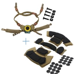 Wendy Helmet Suspension System Helmet Lanyard &Helmet Memory Foam Pad FAST MICH Outdoor Hunting Helmet Accessies
