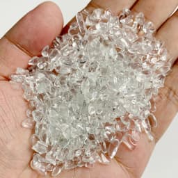 Natural Stone Gravel Crystal Chips 3-5mm Irregular Amethysts Quartz Reiki Healing Tumbled Stone for DIY Fish Tank Bonsai Decor