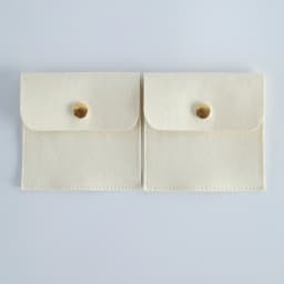 5-Pack Bulk Mini Envelope Jewelry Bag Snap Button Closure Luxury Microfiber Suede Jewelry Necklace Earrings Packaging Pouch Bags