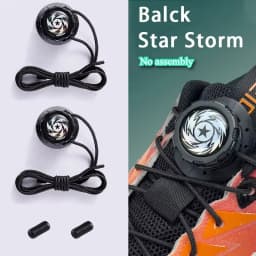 Thick Rope Swivel Buckle Shoelaces New Upgrade Automatic Laces Without Ties Children Adults Sneakers Shoelace Shoe Accessories