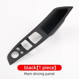 For BMW 5 Series F10 2011-2017 LHD Carbon Fiber Car Door Inner Handle Panel Trim Cover Interior Protector Stickers Accessories