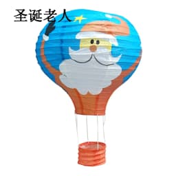 1pc Ceremony Holiday Party Folding Paper Lantern Hot Air Balloon Shape 30/40cm Pink Blue For Kids Baptism Birthday Wedding Decor