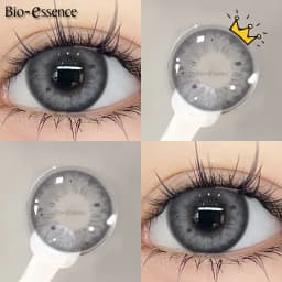 Bio-essence 1 pair Korean Lenses Colored Contact Lenses with Prescription Blue Myopia Lenses Korean Lenses High Quality Lenses
