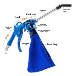 Industrial Blowing Suction Dualpurpose Vacuum Guns Pneumatic Air compressors Air Pumps Ash Suction Sewing Machine Vacuum Cleaner