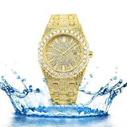 2026 Luxury Diamond Men's Watch High Quality Hip Hop Men's Quartz Watch Ice Sensation Men's Watch