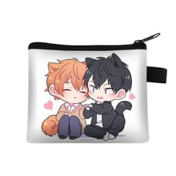 Japanese Anime Yaoi Bl Given Yaoi Given Manga Pattern Coin Purse Women Fashion Mini Handbags Casual Beauty Lipstick Bag Gift