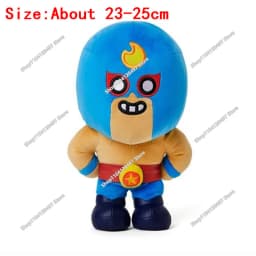10cm-25cm Cartoon Cosplay Brawler Spike Plush Toy Cotton Pillow Dolls Cute Game Character Game Peripherals