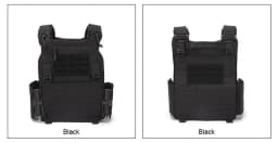 New combat vest 6094 quick detachable light laser cut tactical vest black gear to carry Protective plate