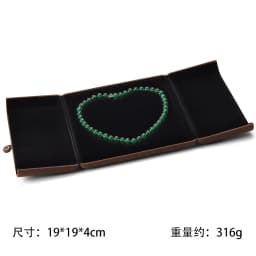 Pearl Necklce Gift Box Velvet Necklace Packaging Box Ring Holder Display Showcase Pendant Organizer
