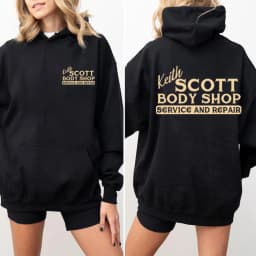 Keith Scott Body Shop Tv Show Pullover One Tree Hill Hoodie Ravens Basketball Sweatshirt 2 Side Print Lucas Nathan Scott Hoodies