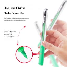 High Grade Acrylic Marker Set with Direct Liquid Soft Brush Tip, Rich Color for Art Creation & DIY Projects