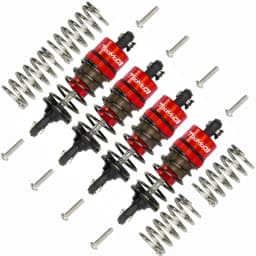 1/10 RC Oil Filled Shock Absorbers Kit for ARMMR HSP LosiTamiya TT02 TT01 WR-02 M05 M06 TA05 On Road Car Drift Car Upgrade Parts