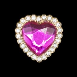 1pcs Luxury Charms for Women's Shoe Decorations Pins for Sandals Girls Female Favor Gifts Pink Shoe Chamrs Colourful Heart