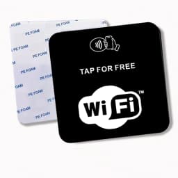 Big Size Square Instagram NFC plate Sign NFC Social Media Plate for Barber Shop  Eyelash Nail Shop Decoration