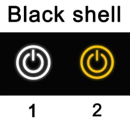 16/19/22MM Two Color LED Black Waterproof Metal Button Switch Power Symbol Suitable for Cars Ships Motorcycles 6V 12V 24V 220V