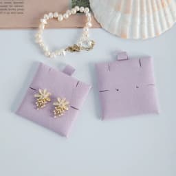 5pcs Microfiber Suede 6x6cm Jewelry Packaging Display Pads Can Personalised Earrings Necklace Bracelets Jewellery Insert Cards