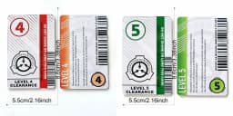 High Quantity Text Clear Letters Printed PVC SCP Hard Card Patches,top Hardboard,hardcard 8.5*5.5CM WF23461