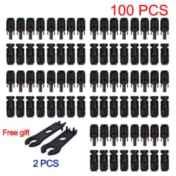 10/20/100pcs Solar Connectors 1000V 30A Solar Panel Branch PV Connectors Photovoltaic Connect Solar