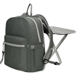 2 In 1 Folding Fishing Chair Backpack Lightweight Stool Combo for Camping Mountain Hiking Picnic BBQ Outdoor Tourist Equipment