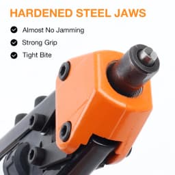 New 14" Manual Rivet Gun Kit Professional Pull Gun with 250pcs Rivets & 5 Nosepieces Labor-saving Cordless Home Rivet Nut Tool