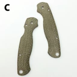 1pair Micarta Blade Handle Patch for Spider Para2 C81 Knife Folding Knife Patch Material DIY Accessories