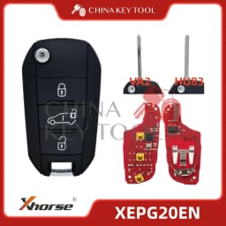 Xhorse XEPG20EN Super Remotes PCB with XT57B Super Chip with Shell for Peugeot Citroen