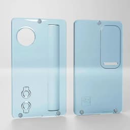 DIY Door Hinge Mounting Plate With Holes For Home Kitchen Cupboard for for BB Stubby aio RAGA SSPP switch panels Doors Furniture