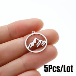 Sun Moon And Star Charm Bracelet Kit Making Supplies Diy Stainless Steel Necklace Pendant Jewelry Creation Trinket Decoration