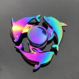 New Metal Rainbow Fidget Spinner Gradient Color R188 Mute Bearing EDC Hand Spinner Fingertip Gyro Anti-Anxiety Adult Toys Gifts