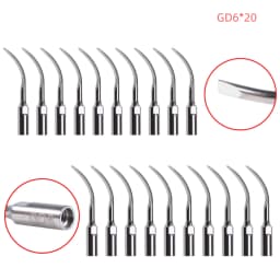 20 PCS Multifunction Dental Ultrasonic Scaling Endo Tips Fit DTE SATELEC Handpiece
