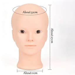 Anime Foam Mannequin Head Stable Lightweight Wig Display Stand for Jewelry Headwear Hat Display Stand Manikin Foam Head Model