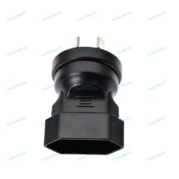IEC Type I Australia New Zealand China Plug Adapter, Ultra Compact Light Weight - AU 2Pin to EU Type C 4.0 Travel Adaptor Plug