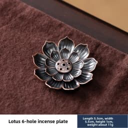 Lotus incense holder multifunctional incense holder incense gourd incense holder incense holder alloy incense holder