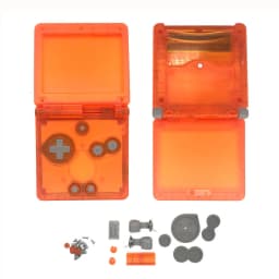 New Shell Case for GBASP Housing GBA SP Shell with Buttons Sets Replacement for Gameboy Advance SP Game Accessories