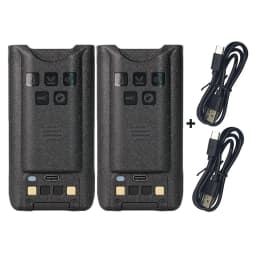 Baofeng Walkie Talkie UV-9RPlus Battery Type-C Enlarge Rechargable Battery With Type-C Charging For UV 9R Pro V1 UV9R PLUS Radio